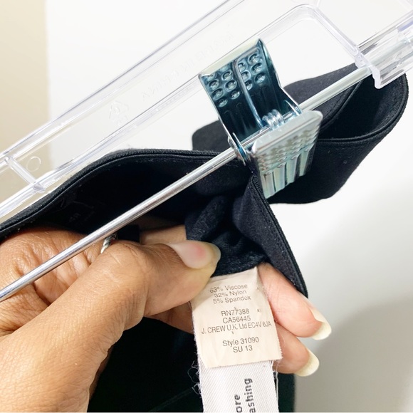 Black J.Crew Pixie Pants size 4R - Picture 4 of 4